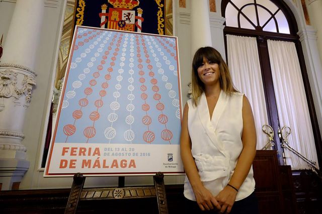 foto de Vanesa Martín, Pregonera de la Feria de Málaga 2016