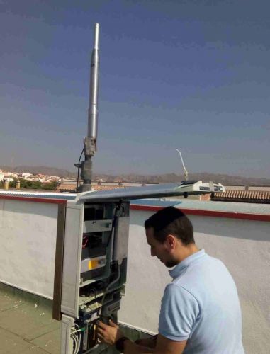 foto de Aena instala un sonómetro en la Tenencia de Cártama Estación para medir el ruido de los aviones