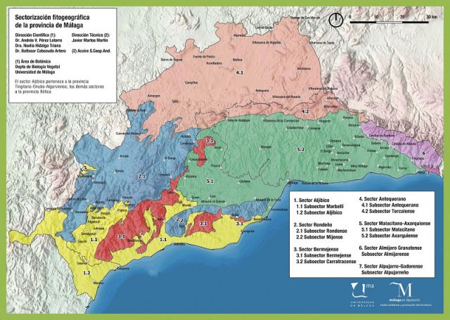 foto de La Diputación y la UMA editan un mapa para poner en valor la diversidad botánica de la provincia