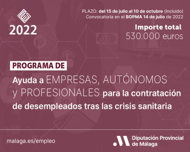 foto de Diputación pone en marcha un programa dotado con 530.000 € para la contratación de personas desempleadas