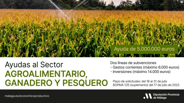 foto de Diputación lanza una convocatoria de ayudas al sector agroalimentario por cinco millones de euros