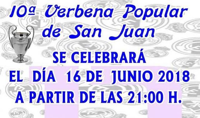 foto de La Peña Madridista de Cártama celebrará su 10º Verbena de San Juan