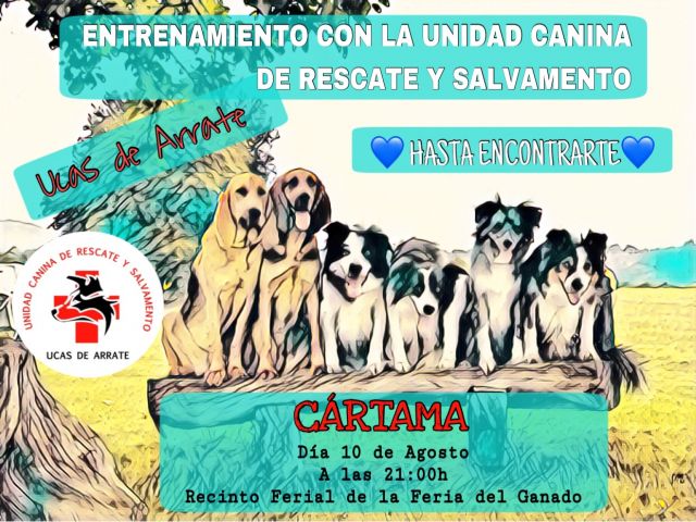 foto de La Unidad Canina UCAS de Arrate realizará una demostración en Cártama