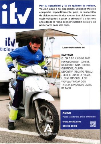 foto de El próximo 5 de julio ITV móvil para ciclomotores en Cártama