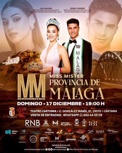 foto de Cártama sede de la Gala Final del Certamen de Miss y Míster Provincia Málaga 2023