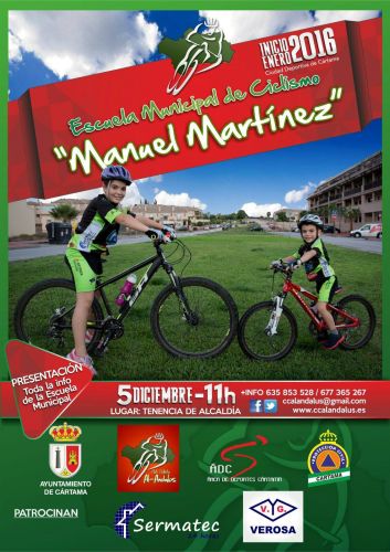 foto de Nace la Escuela Municipal de Ciclismo ‘Manuel Martínez’