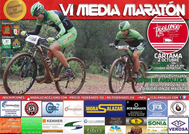 foto de Cártama acogerá la VI Media Maratón de bicicleta de montaña