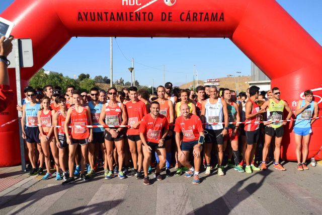 foto de Más de 350 corredores participaron en la III Media Maratón de Cártama y en la Carrera Popular Valle del Azahar
