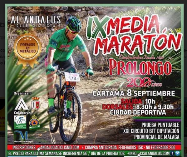 foto de IX edición de la Media Maratón Ciclista