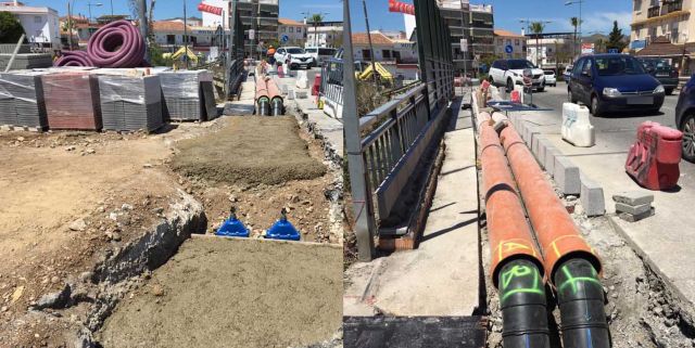 foto de Los trabajos de conexión de la nueva tubería de abastecimiento de agua afrontan su recta final