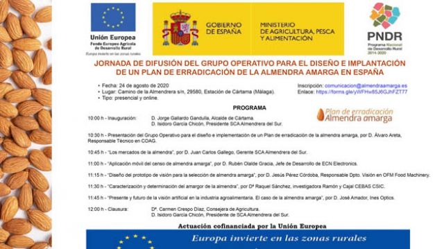 foto de Cártama acogerá la Jornada de difusión del Grupo Operativo para el Diseño e Implantación de un Plan de Erradicación de la Almendra Amarga en España
