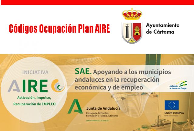 foto de Ayuntamiento Cártama da a conocer los códigos de ocupación del Plan AIRE