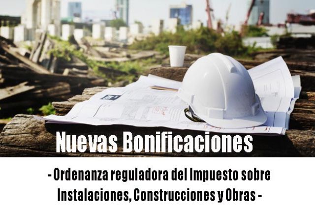 foto de La ordenanza reguladora del Impuesto sobre Instalaciones, Construcciones y Obras incluirá nuevas bonificaciones